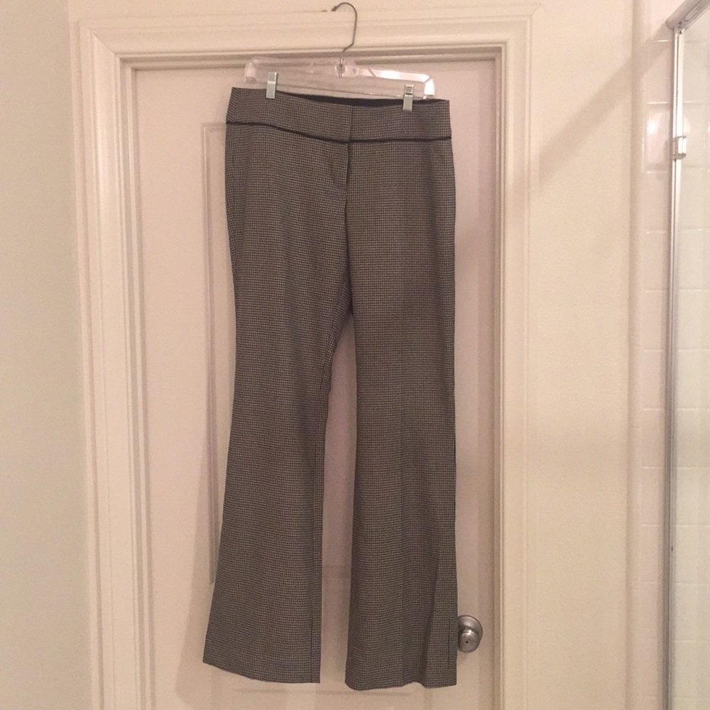 Ann Taylor Loft Houndstooth Pants